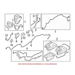 BMW Diesel Exhaust Fluid (DEF) Injector Feed Line 16197295663